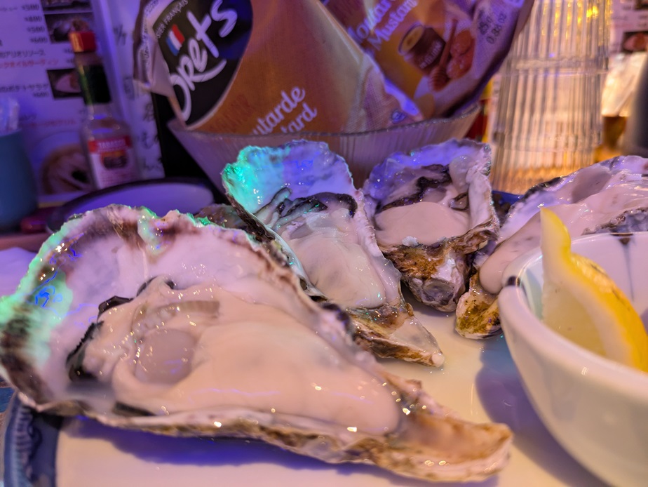 新鮮なオイスター