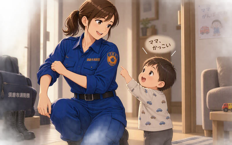 小寺真由 団服姿と笑顔